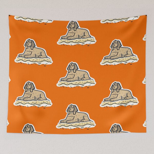 Item preview, Great Sphinx Doodle designed and sold by PickledjoArt.
