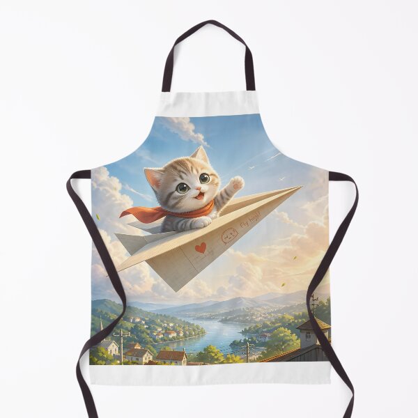 Item preview, cat through the air designed and sold by EdicionesJML.