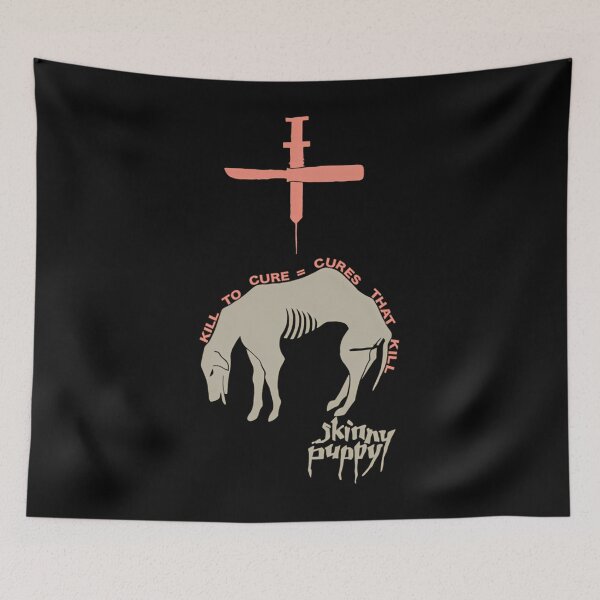 Item preview, Skinny Puppy Kill To Cure Cures That Kill designed and sold by Pillowbull.