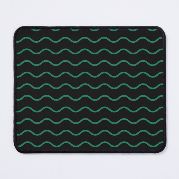 Item preview, Black And Green Waves Pattern designed and sold by pattern-archive.