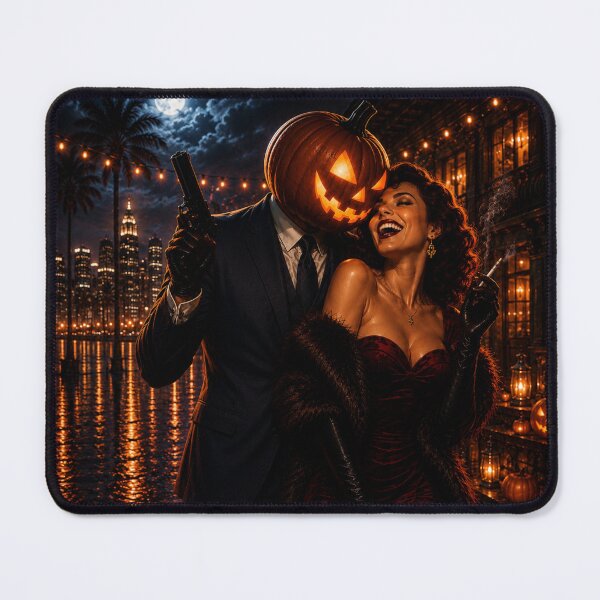 Item preview, Headless Horseman Noir Romance - Secret Agent Fantasy Horror Art designed and sold by TheHorsemanRidesAgain.