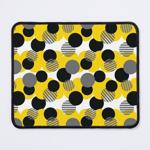 Item preview, Yellow and Black Modern Circles designed and sold by mrhighsky.
