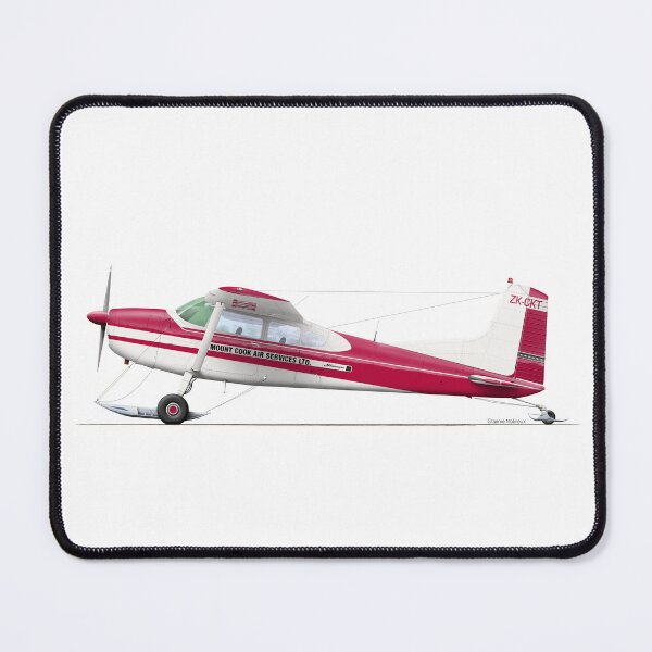 Item preview, Cessna 185 ZK-CKT 1960 designed and sold by Grubby Fingers Aircraft Illustration.