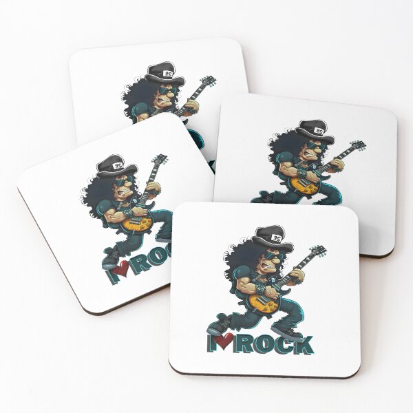 Item preview, I Heart Rock Guitar Legend - Slash Simpsons Mashup Caricature designed and sold by shopmamabite.