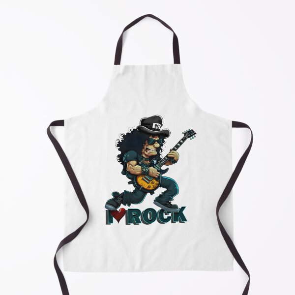 Item preview, I Heart Rock Guitar Legend - Slash Simpsons Mashup Caricature designed and sold by shopmamabite.