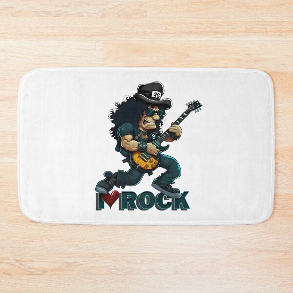 Item preview, I Heart Rock Guitar Legend - Slash Simpsons Mashup Caricature designed and sold by shopmamabite.