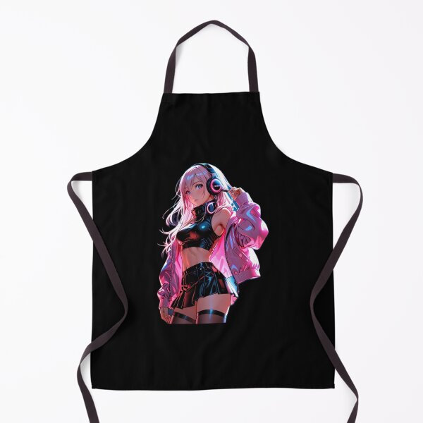 Item preview, Cyber Neon Anime Girl | Futuristic Gamer Waifu Aesthetic designed and sold by AnimDream .