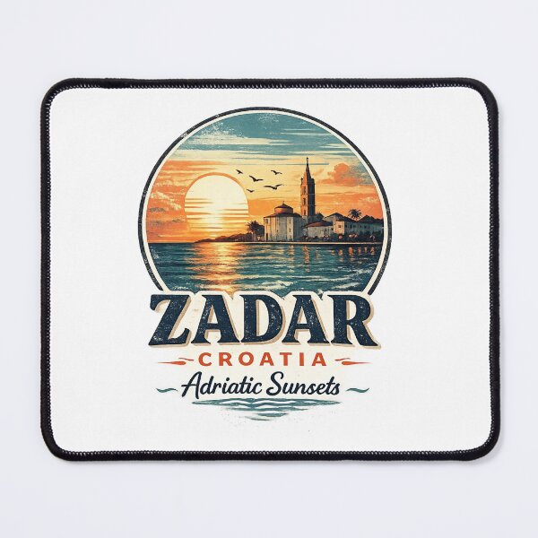 Item preview, Zadar Croatia Adriatic Sunsets Vintage Travel Design Funny Gifts designed and sold by BadhbhLoot.