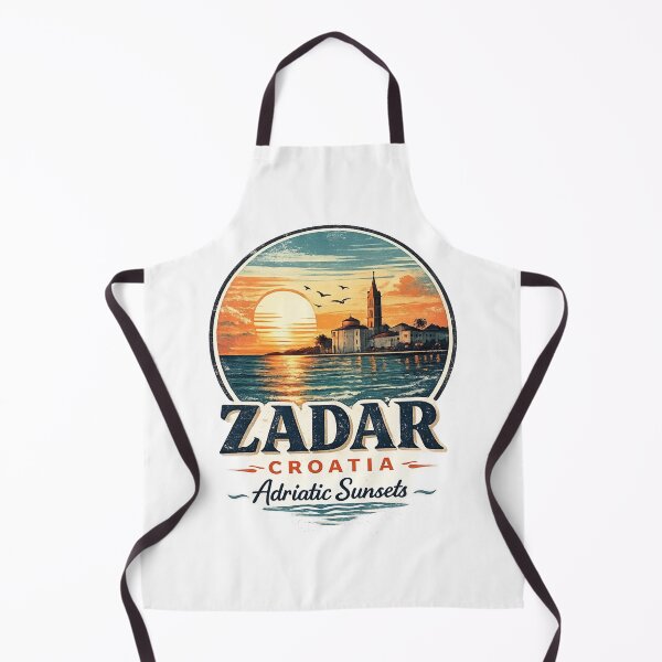 Item preview, Zadar Croatia Adriatic Sunsets Vintage Travel Design Funny Gifts designed and sold by BadhbhArt.