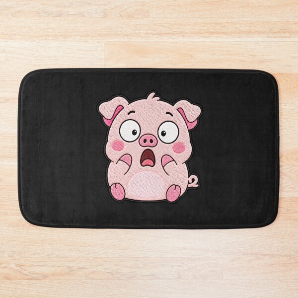 Item preview, Shocked Pig Embroidery Patch | Cute Kawaii Pig Design designed and sold by ColorSplash123.