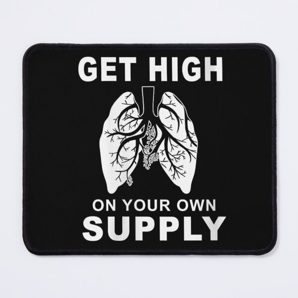 Item preview, Get High On Your Own Supply Lungs Anatomy Wellness Breathwork Yoga designed and sold by DuneHaicna.
