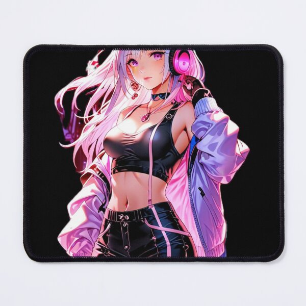 Item preview, Pink Neon Waifu | Cyberpunk Anime E-Girl Design designed and sold by AnimDream .