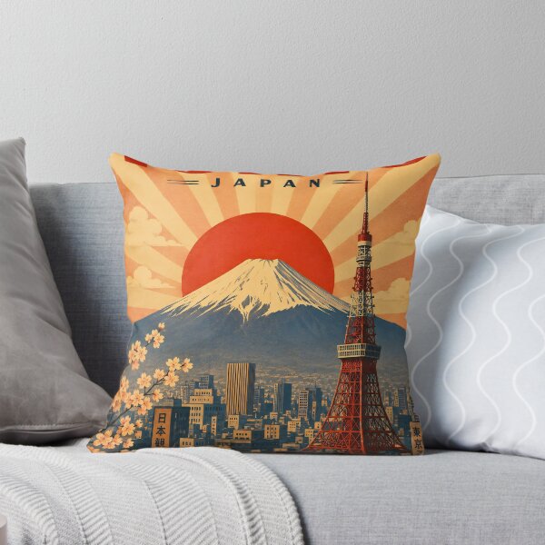 Item preview, Vintage Tokyo Japan Travel Poster designed and sold by Koalangel.