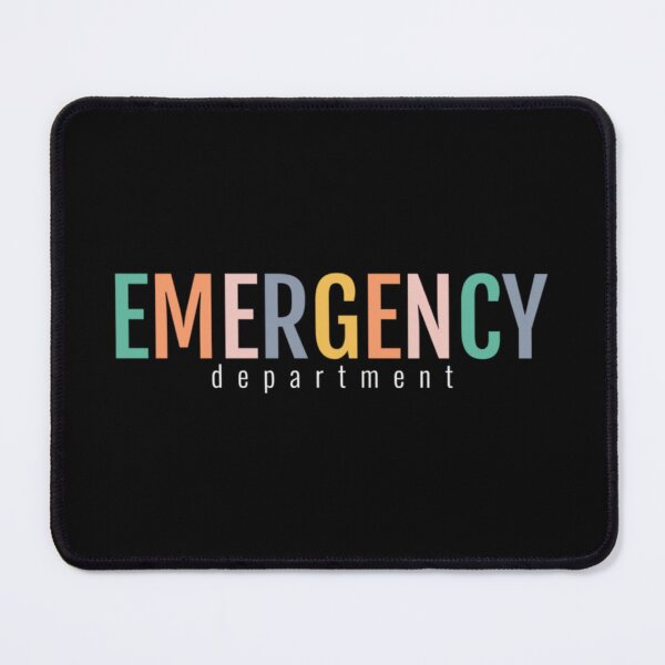 Item preview, Emergency Department Nurse Doctor Medical Professional Healthcare Worker Colorful Text Art designed and sold by DuneHaicna.