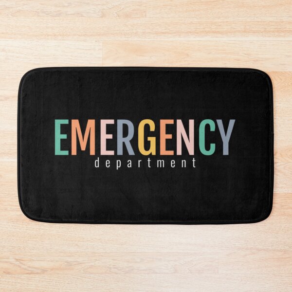 Item preview, Emergency Department Nurse Doctor Medical Professional Healthcare Worker Colorful Text Art designed and sold by DuneHaicna.