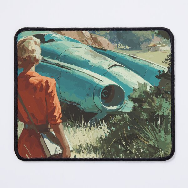 Item preview, Discovery in the Desert - 50s Retrofuturism designed and sold by bapupa.