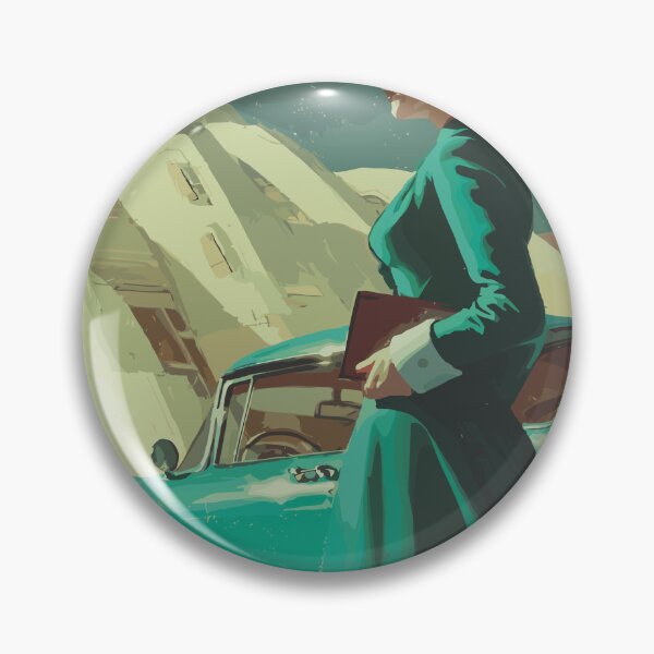 Item preview, Midnight at the Monolith - 50s Retrofuturism designed and sold by bapupa.