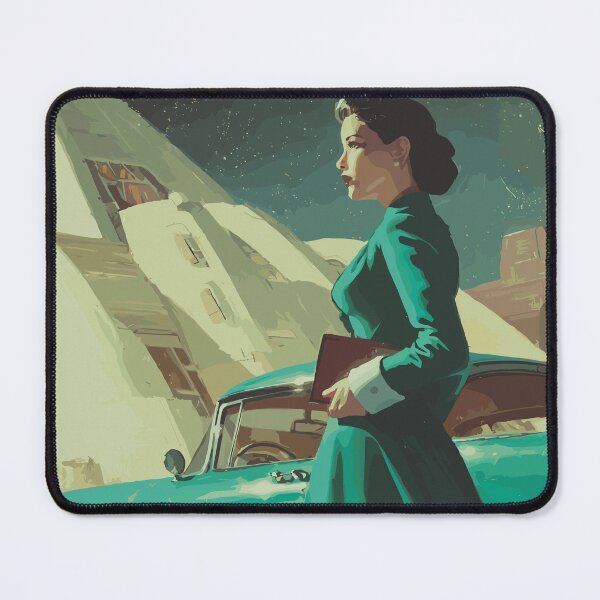 Item preview, Midnight at the Monolith - 50s Retrofuturism designed and sold by bapupa.