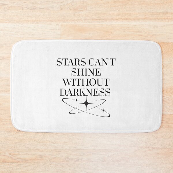 Item preview, Stars Can't Shine Without Darkness - Inspirational Quote designed and sold by ANoelleART.