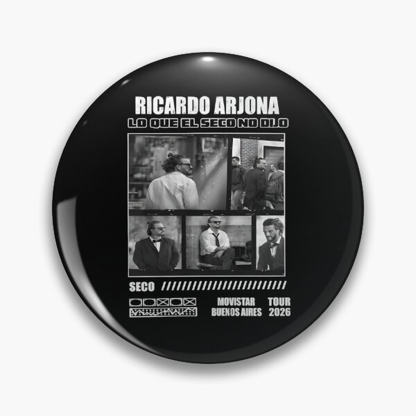 Item preview, Ricardo Arjona Seco Tour 2026 - Buenos Aires Film Poster Art designed and sold by shopmamabite.