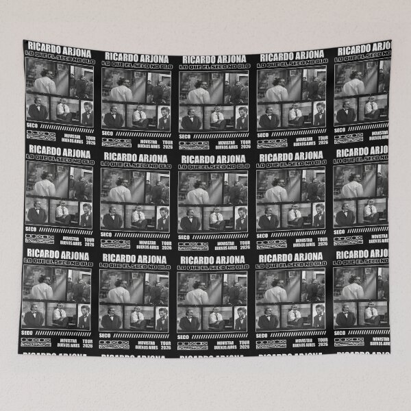 Item preview, Ricardo Arjona Seco Tour 2026 - Buenos Aires Film Poster Art designed and sold by shopmamabite.