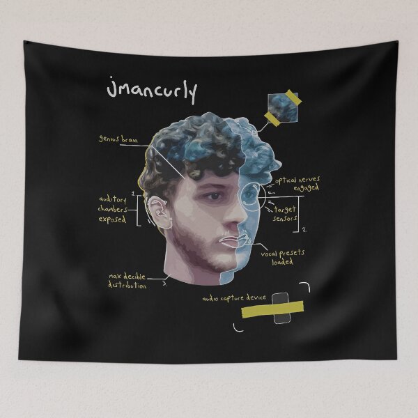 Item preview, jmancurly merch designed and sold by klabiisan.