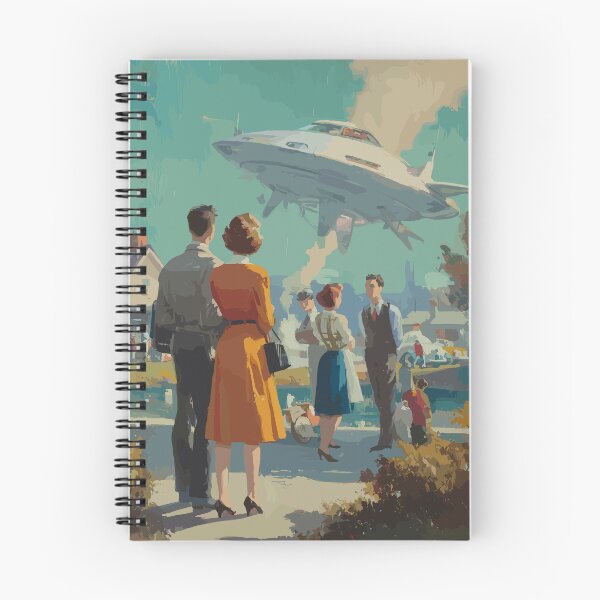 Item preview, The Neighborhood Arrival - 60s Retrofuturism designed and sold by bapupa.