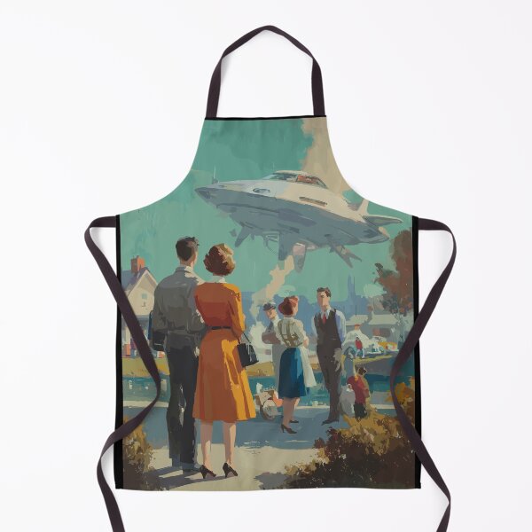 Item preview, The Neighborhood Arrival - 60s Retrofuturism designed and sold by bapupa.