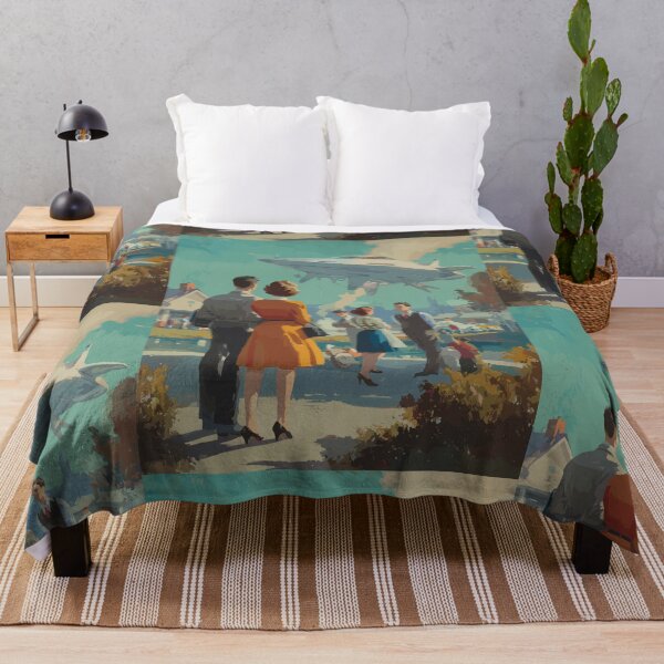 Item preview, The Neighborhood Arrival - 60s Retrofuturism designed and sold by bapupa.