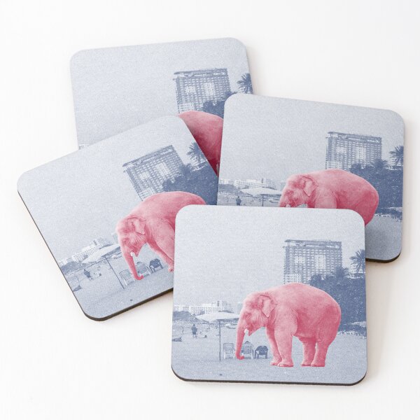 Item preview, The Pink Elephant - Beach designed and sold by OrdinaryWonder.