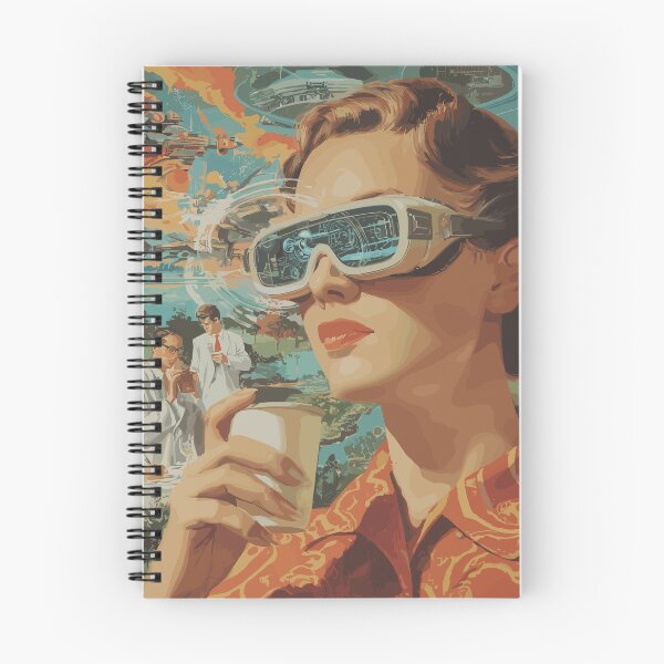 Item preview, Morning Coffee in Virtual Reality - 60s Retrofuturism designed and sold by bapupa.