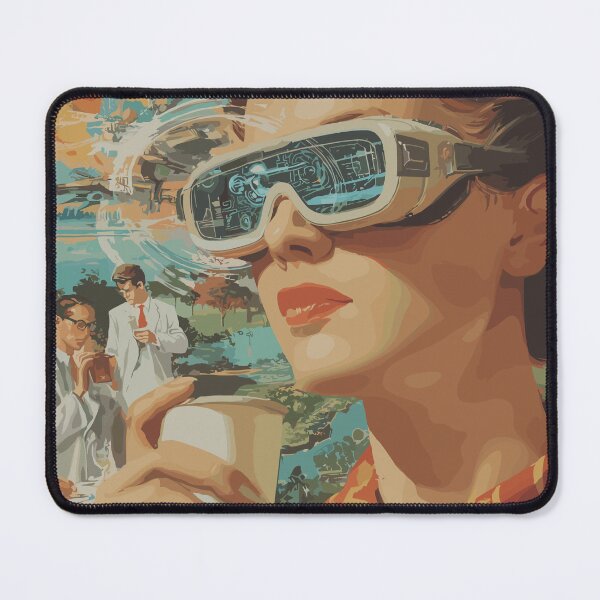 Item preview, Morning Coffee in Virtual Reality - 60s Retrofuturism designed and sold by bapupa.