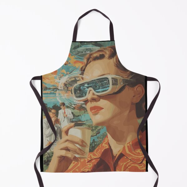 Item preview, Morning Coffee in Virtual Reality - 60s Retrofuturism designed and sold by bapupa.