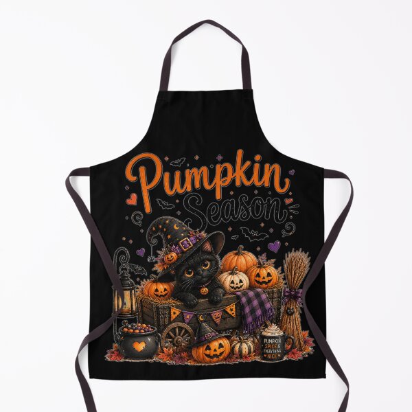 Item preview, Pumpkin Season Cute Black Cat Halloween Fall Aesthetic Design designed and sold by MotylekAnia.