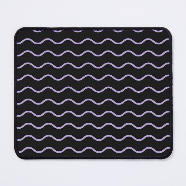 Item preview, Black And Lilac Waves Pattern designed and sold by pattern-archive.
