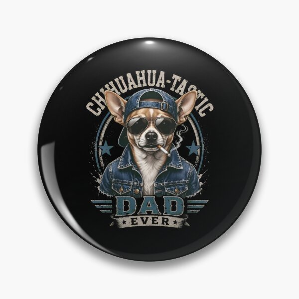Item preview, Cool Dog Dad Ever Chihuahua Pun Shirt designed and sold by Dmo3HarkoArt.