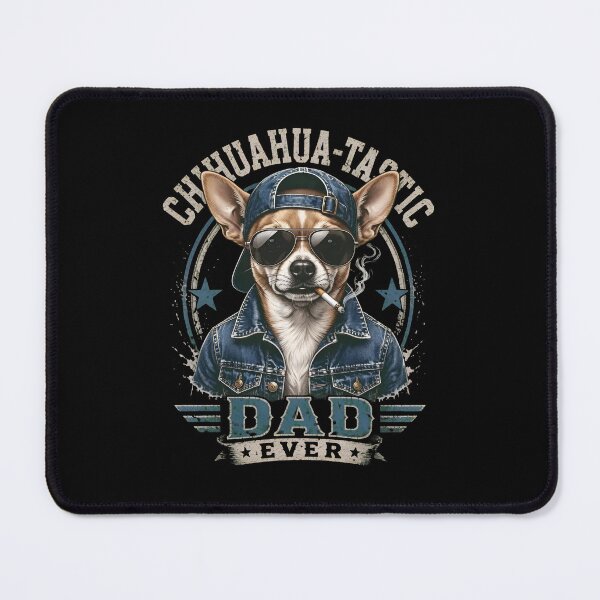 Item preview, Cool Dog Dad Ever Chihuahua Pun Shirt designed and sold by Dmo3HarkoArt.