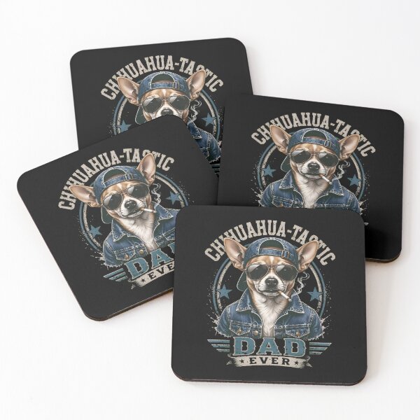 Item preview, Cool Dog Dad Ever Chihuahua Pun Shirt designed and sold by Dmo3HarkoArt.