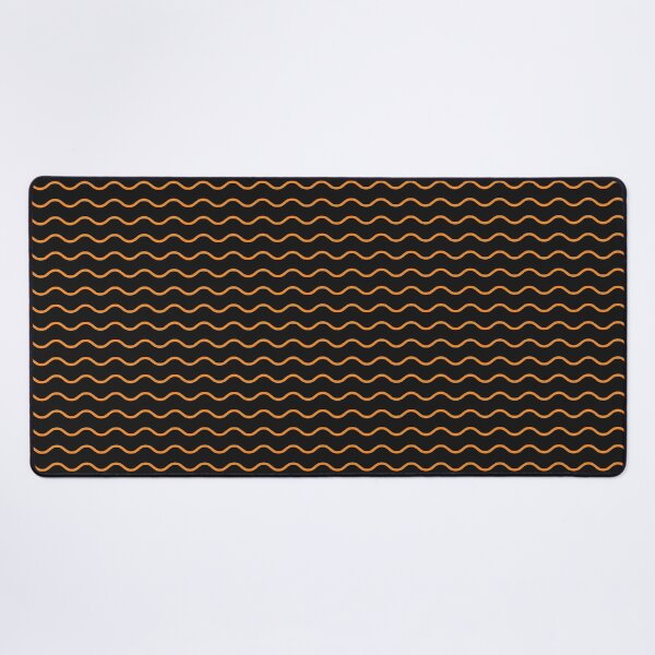 Item preview, Black And Orange Waves Pattern designed and sold by pattern-archive.