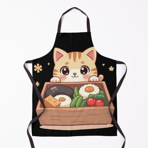 Item preview, Kawaii Cat with Delicious Japanese Bento Box designed and sold by M.Store.