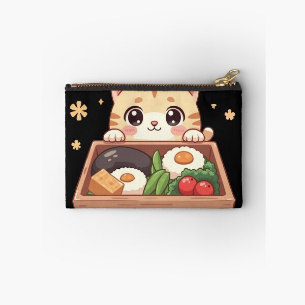 Item preview, Kawaii Cat with Delicious Japanese Bento Box designed and sold by M.Store.