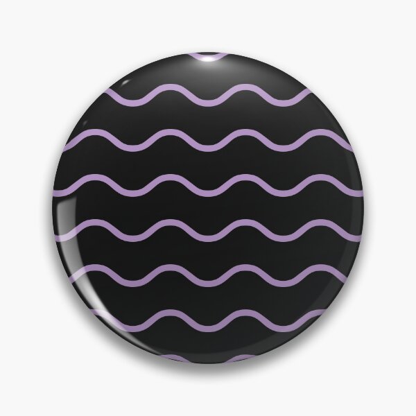 Item preview, Black And Purple Waves Pattern designed and sold by pattern-archive.