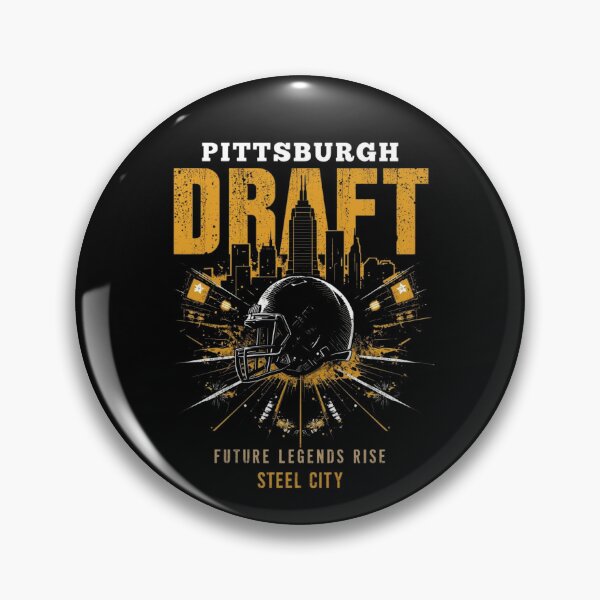 Item preview, Pittsburgh Draft 2026 Football Skyline Helmet Future Legends designed and sold by Sarah Beverton .