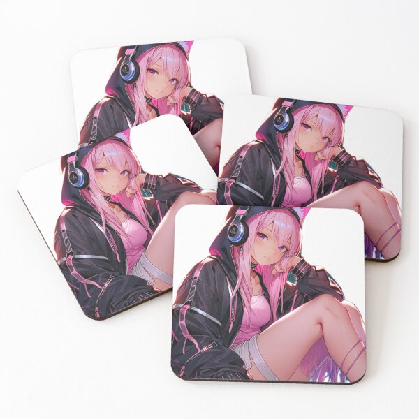 Item preview, Cyberwave Anime E-Girl | Kawaii Neon Waifu designed and sold by AnimDream .