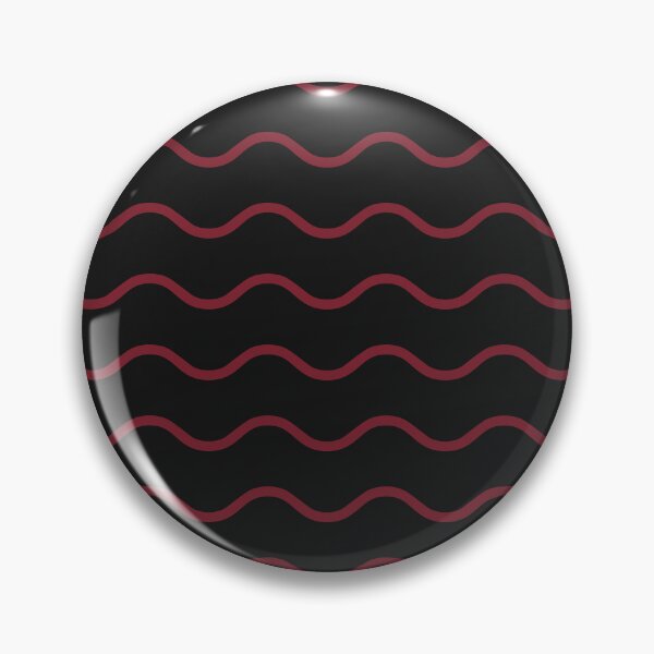 Item preview, Black And Pastel Red Waves Pattern designed and sold by pattern-archive.
