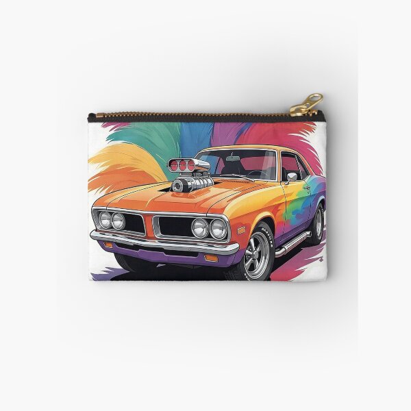 Item preview, Rainbow Muscle Car with Supercharger designed and sold by CrystalMineArts.
