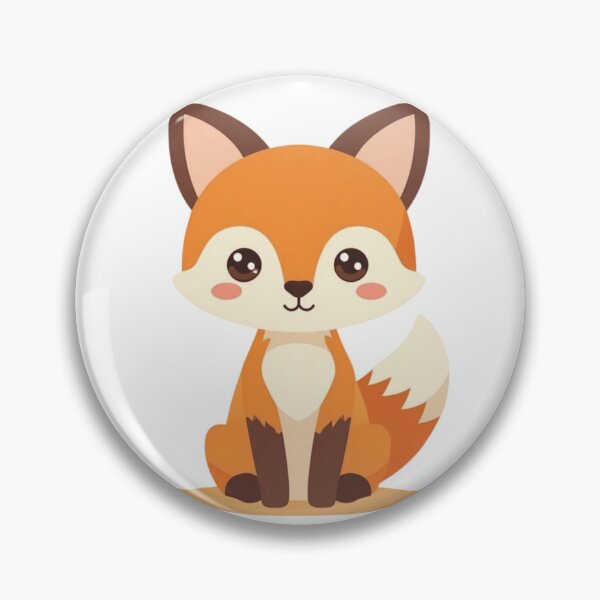 Item preview, Adorable Minimalist Forest Fox Kawaii Art designed and sold by M.Store.