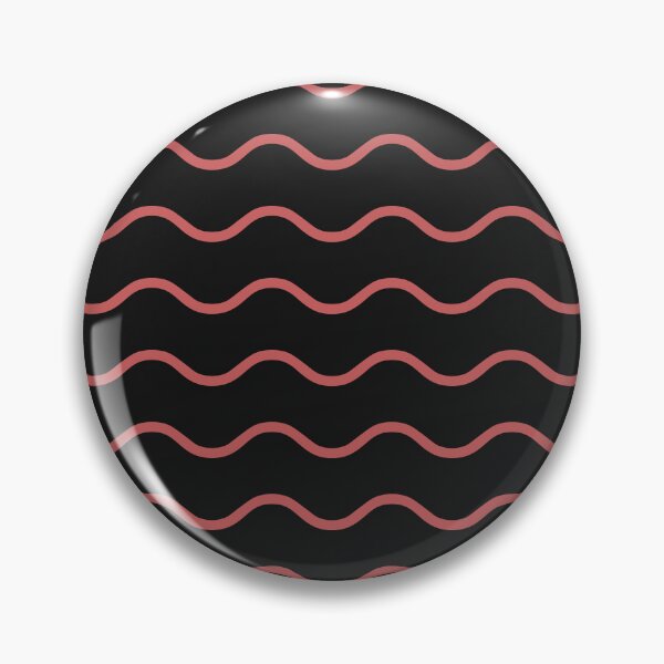 Item preview, Black And Red Waves Pattern designed and sold by pattern-archive.