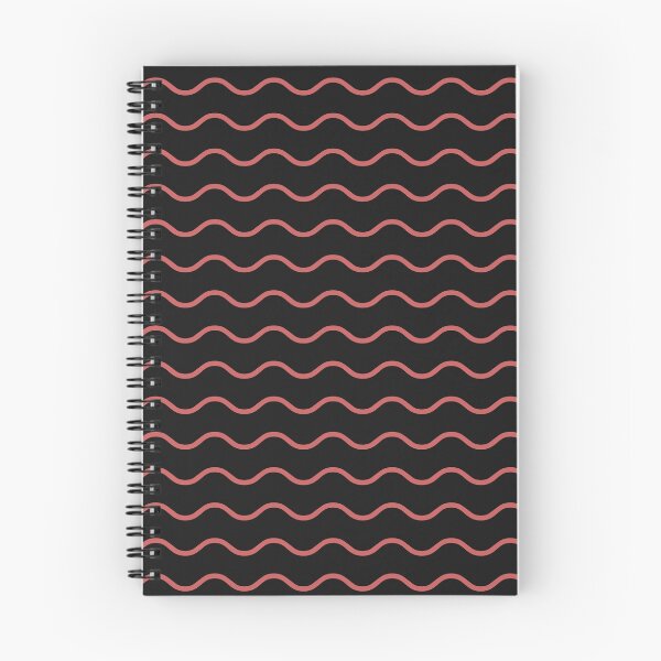 Item preview, Black And Red Waves Pattern designed and sold by pattern-archive.