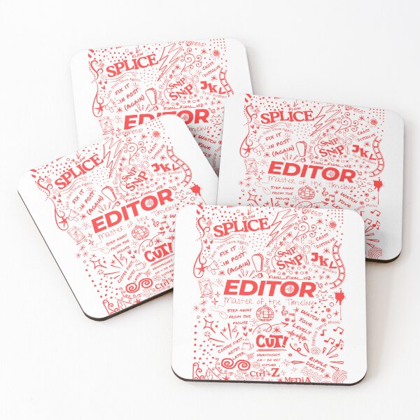 Item preview, EDITOR - Doodle Typography Design (Red) designed and sold by jkleditor.